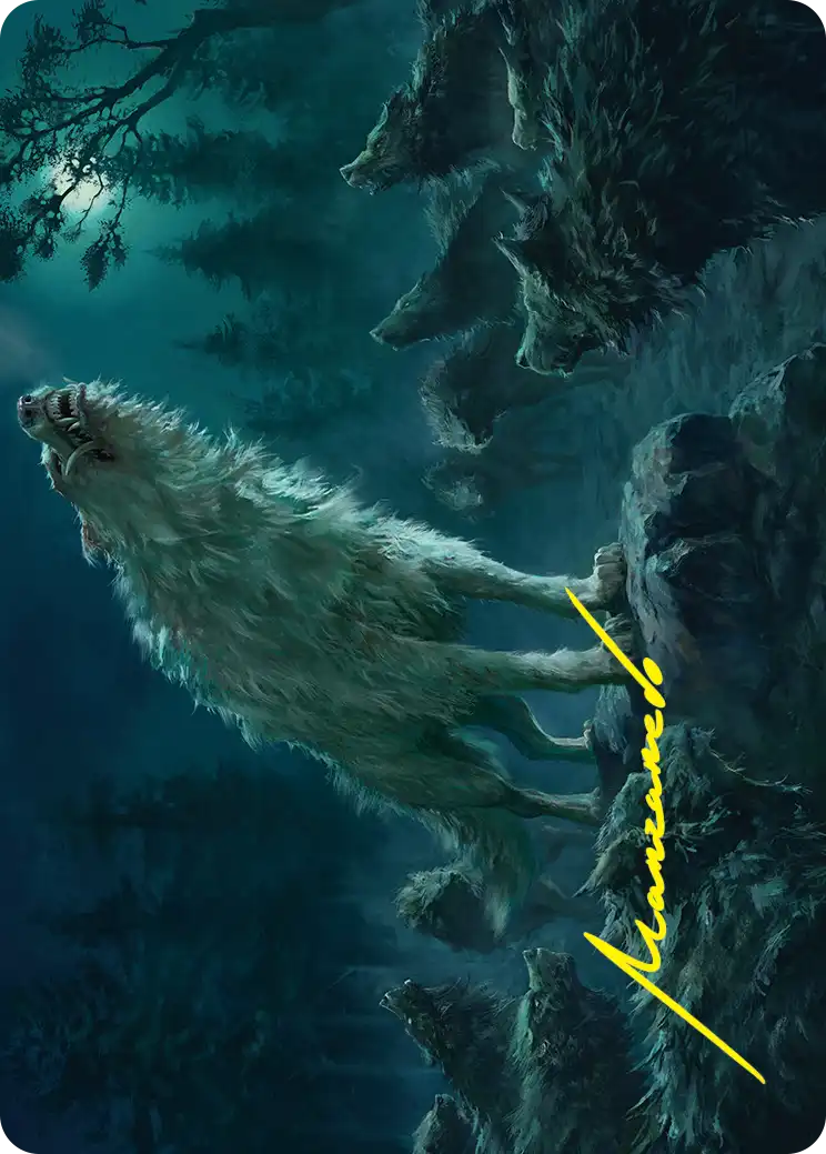 Reverent Howl Art Card 16/54 · Art card · not a playable game card