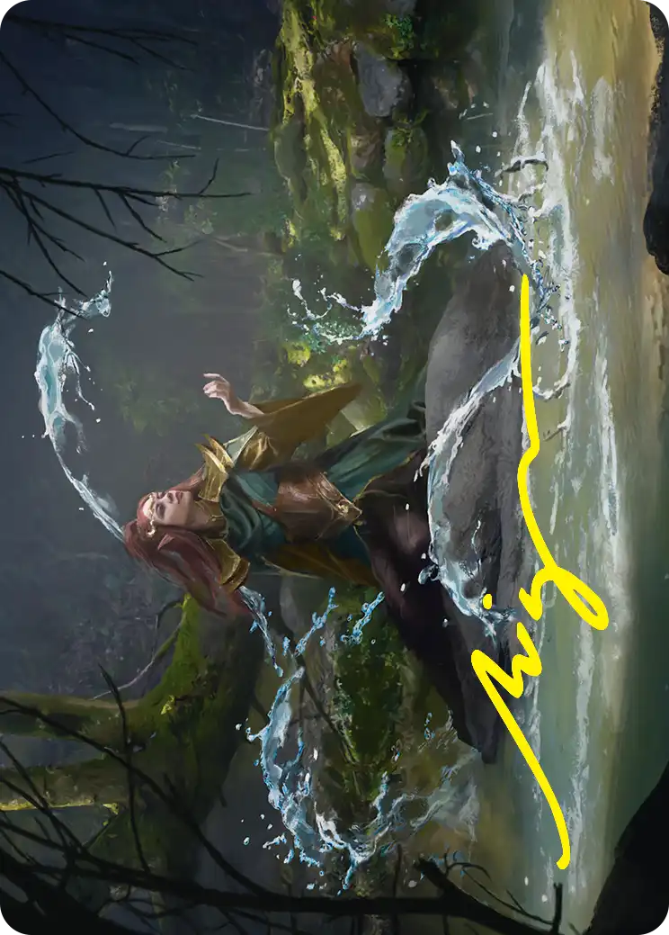 Mirkwood Meditator Art Card 10/54 · Art card · not a playable game card