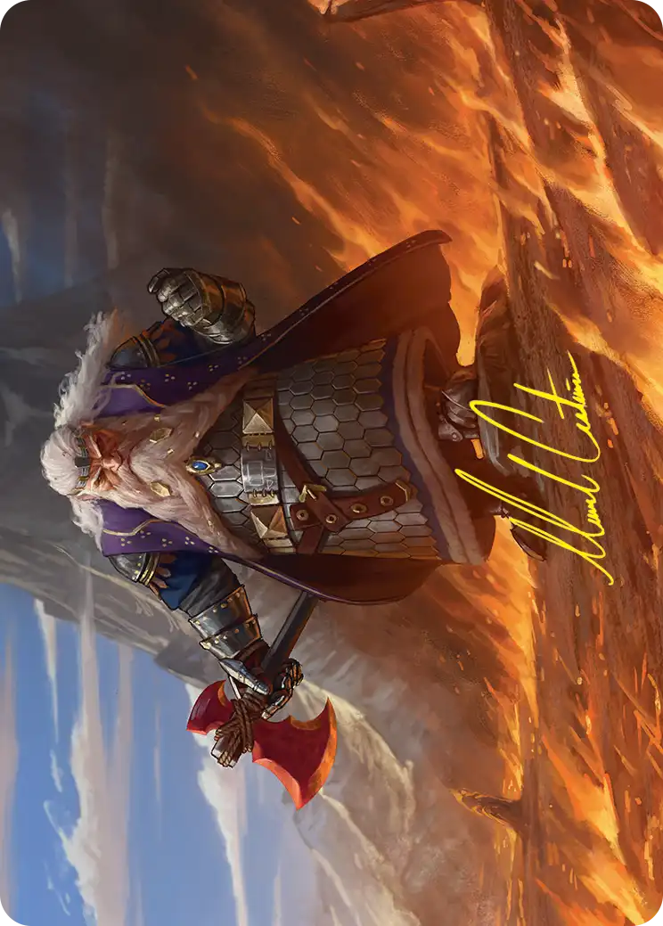 Dáin of the Ancient Halls Art Card 48/54 · Art card · not a playable game card