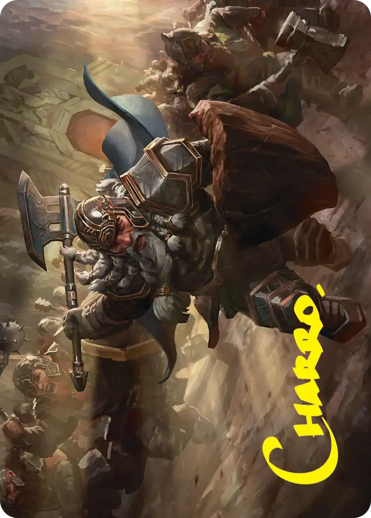 Thorin, Mountain-king Art Card 19/54 · Art card · not a playable game card