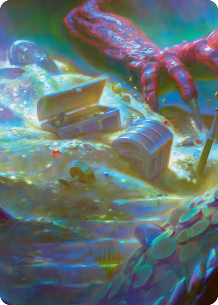 Dragon's Desire Scene Art Card 11/12 · Art card · not a playable game card