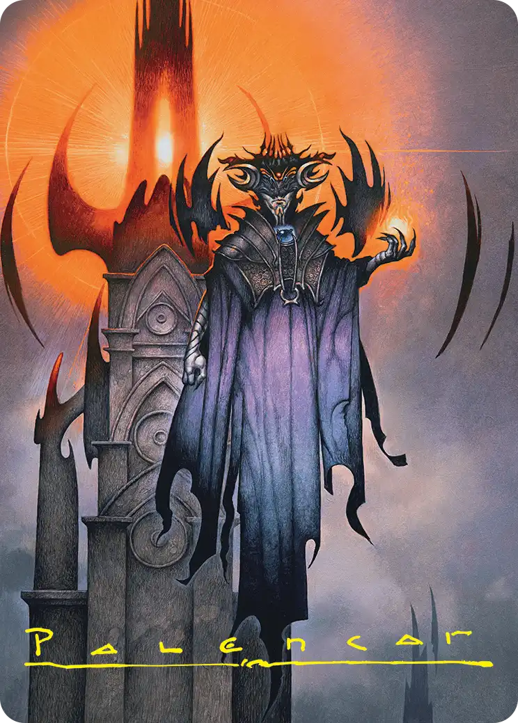 Sauron, the Lidless Eye Art Card 36/54 · Art card · not a playable game card