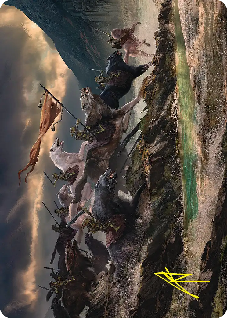 Tide of Fury and Disorder Art Card 53/54 · Art card · not a playable game card
