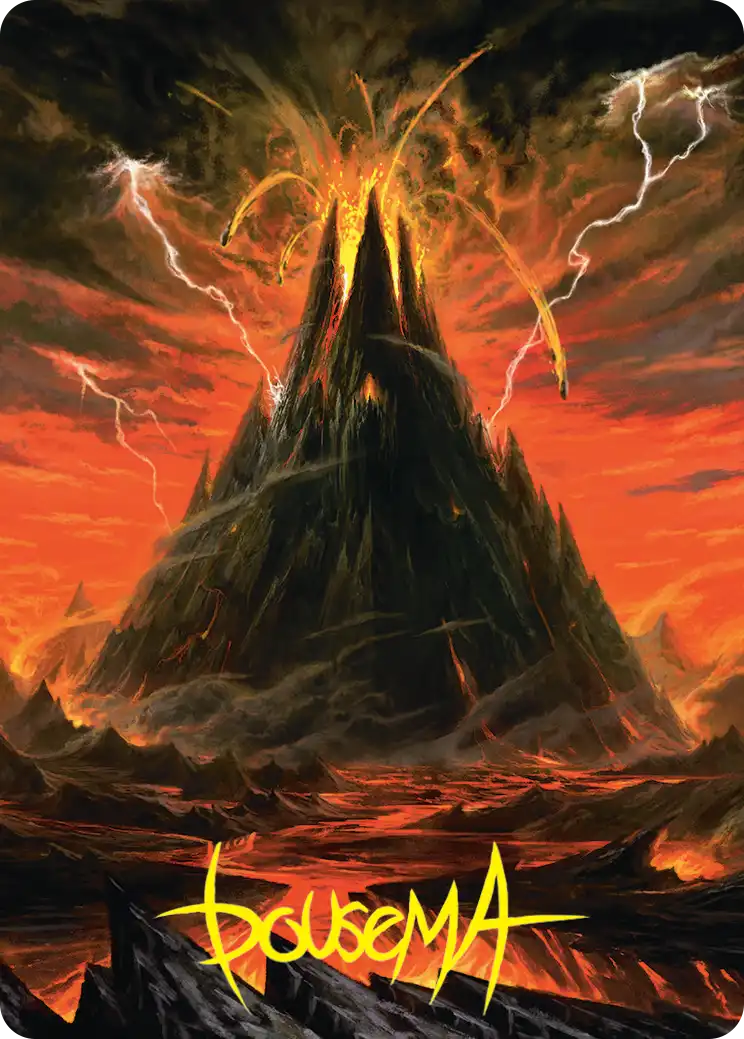 Mount Doom Art Card 39/54 · Art card · not a playable game card