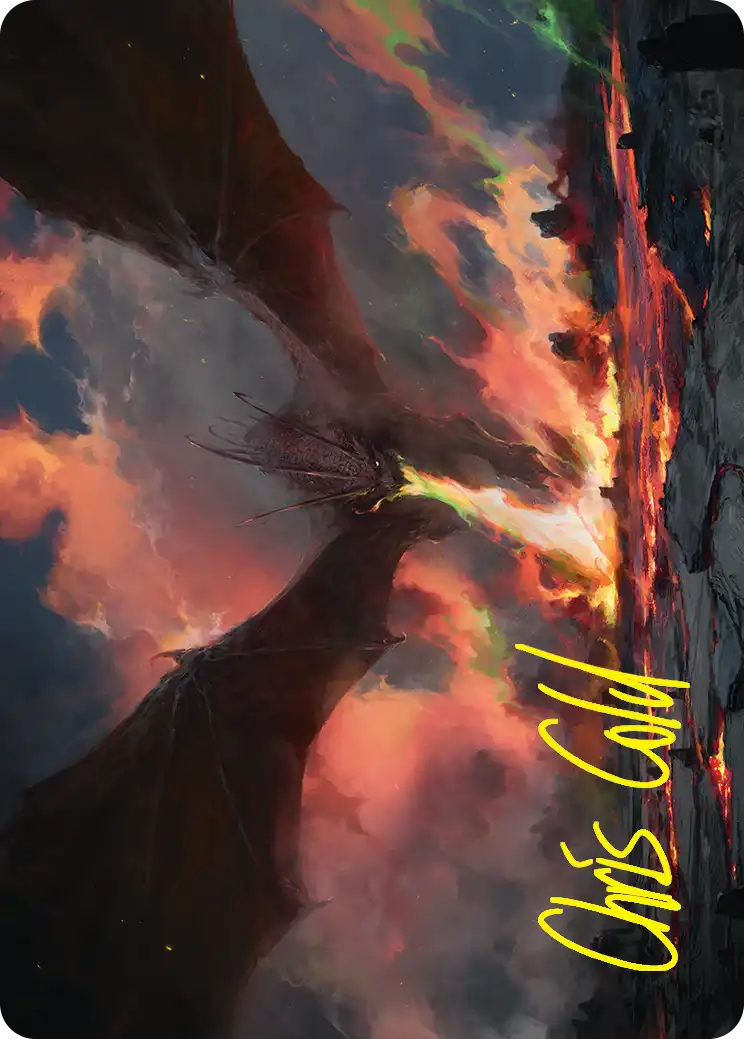 Smaug, the Great Calamity Art Card 17/54 · Art card · not a playable game card