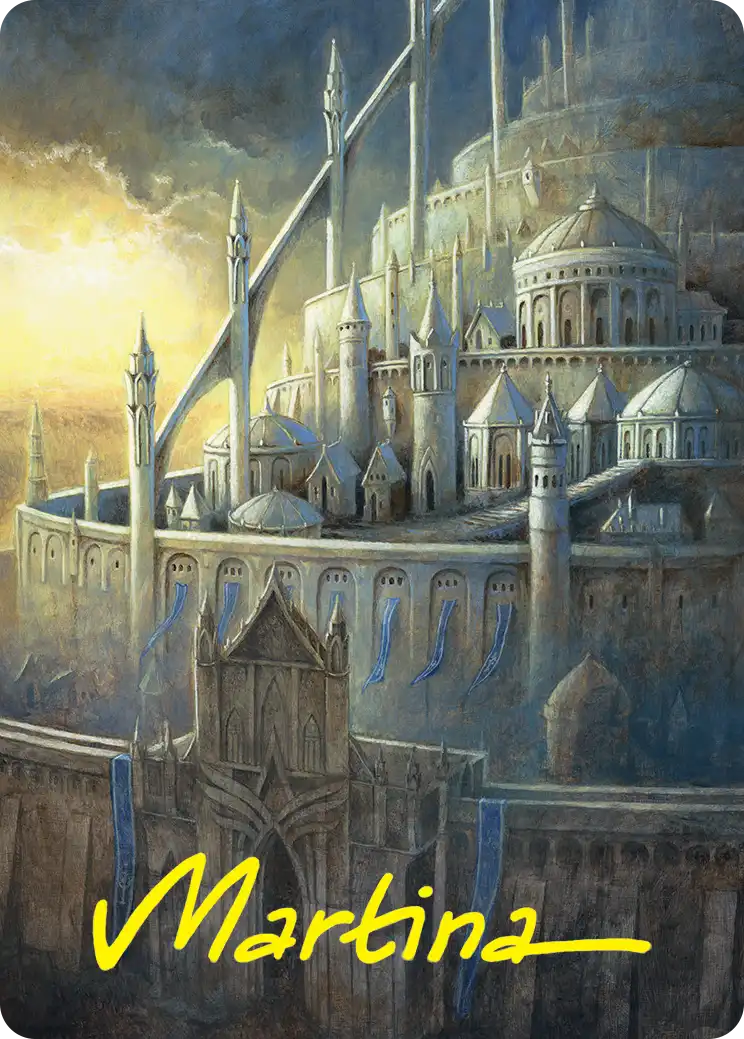 Minas Tirith Art Card 38/54 · Art card · not a playable game card