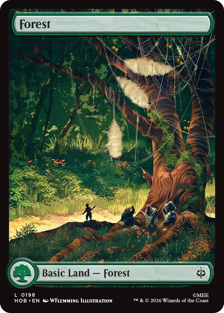 Forest Middle-earth Journey Land Magic The Hobbit tierra básica arte completo