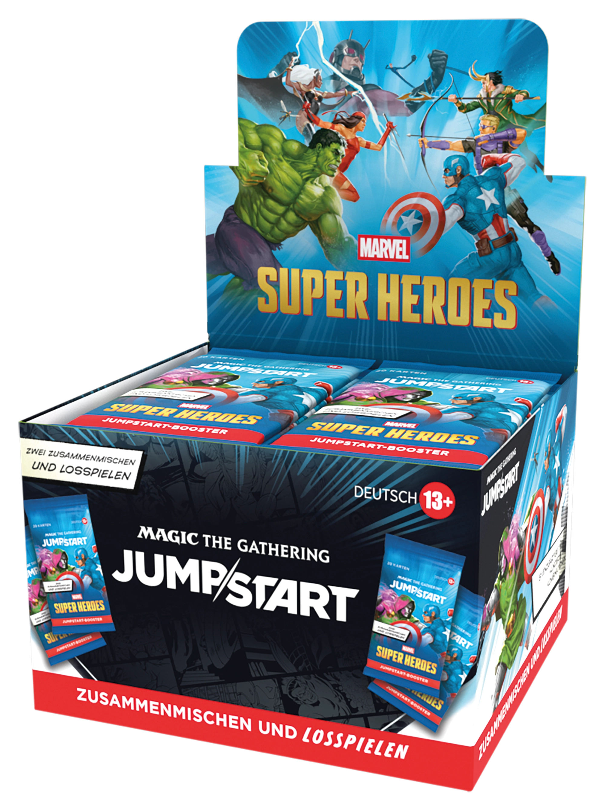 Jumpstart-Booster-Display-Verpackungshinweise