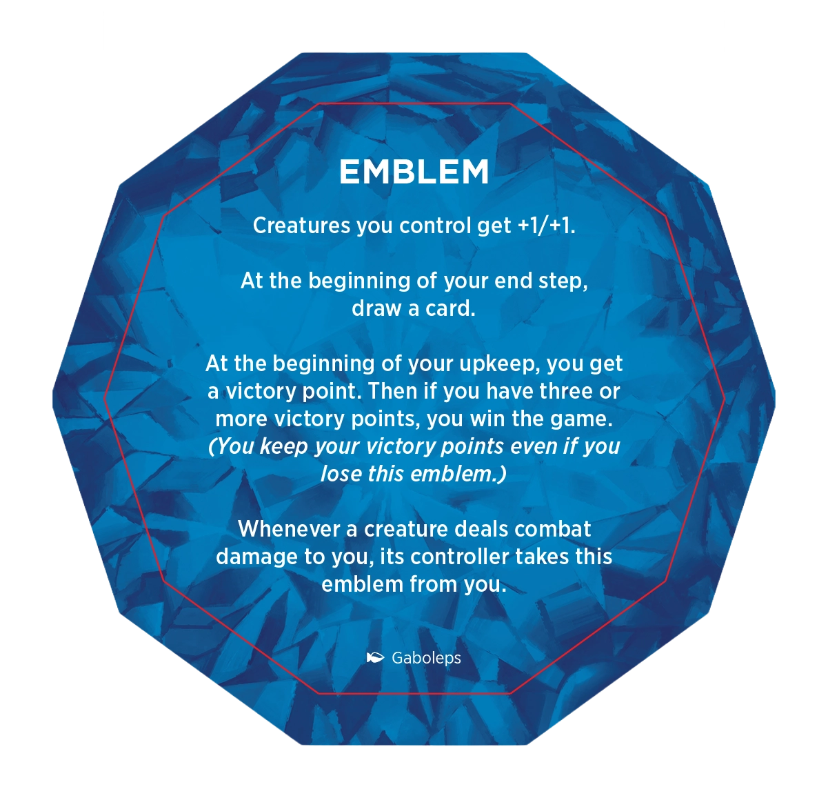 The Arkenstone helper card (Emblem)