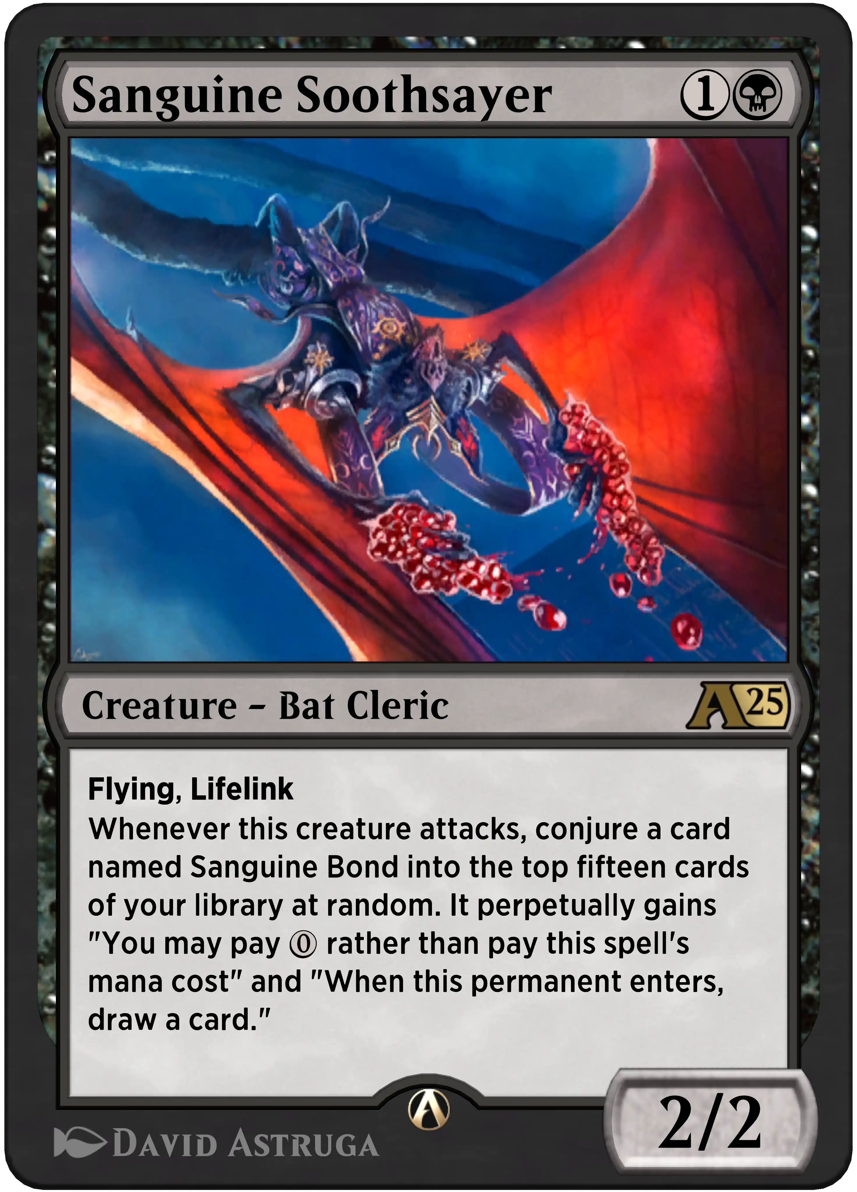 Sanguine Soothsayer rebalanced Alchemy card