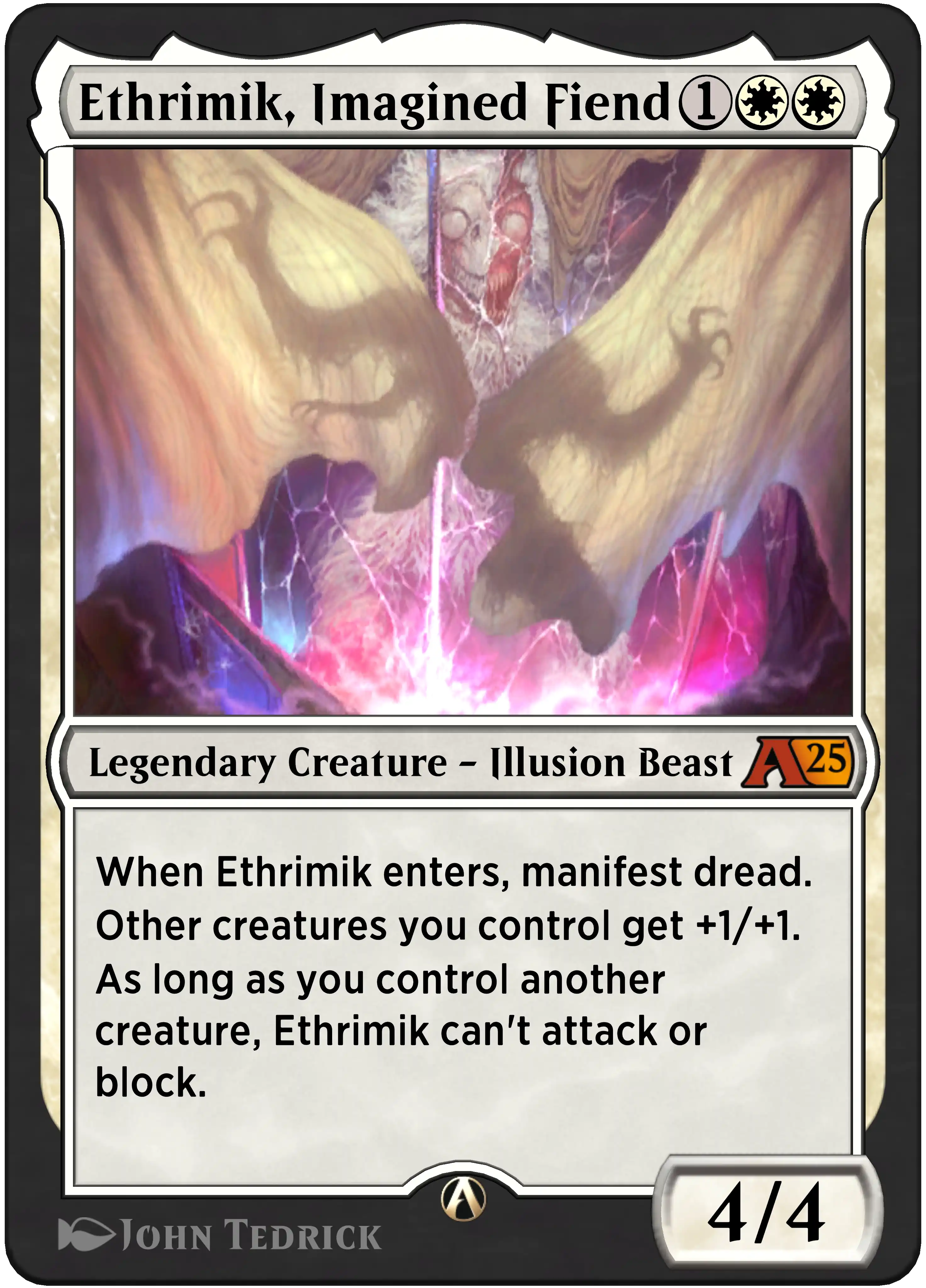 Ethrimik, Imagined Fiend rebalanced Alchemy card