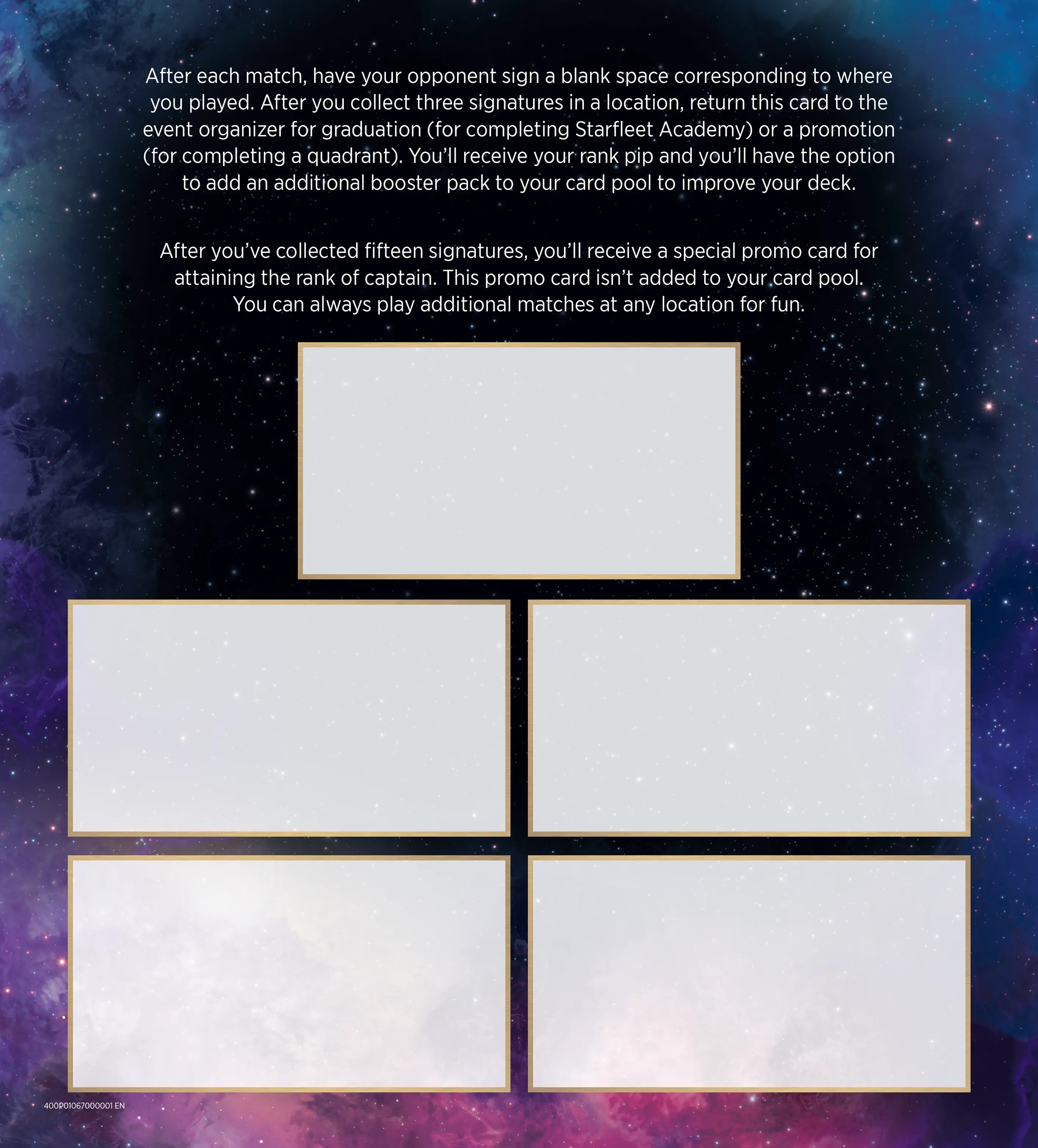 Magic Presents: To Boldly Go Play Aid 2