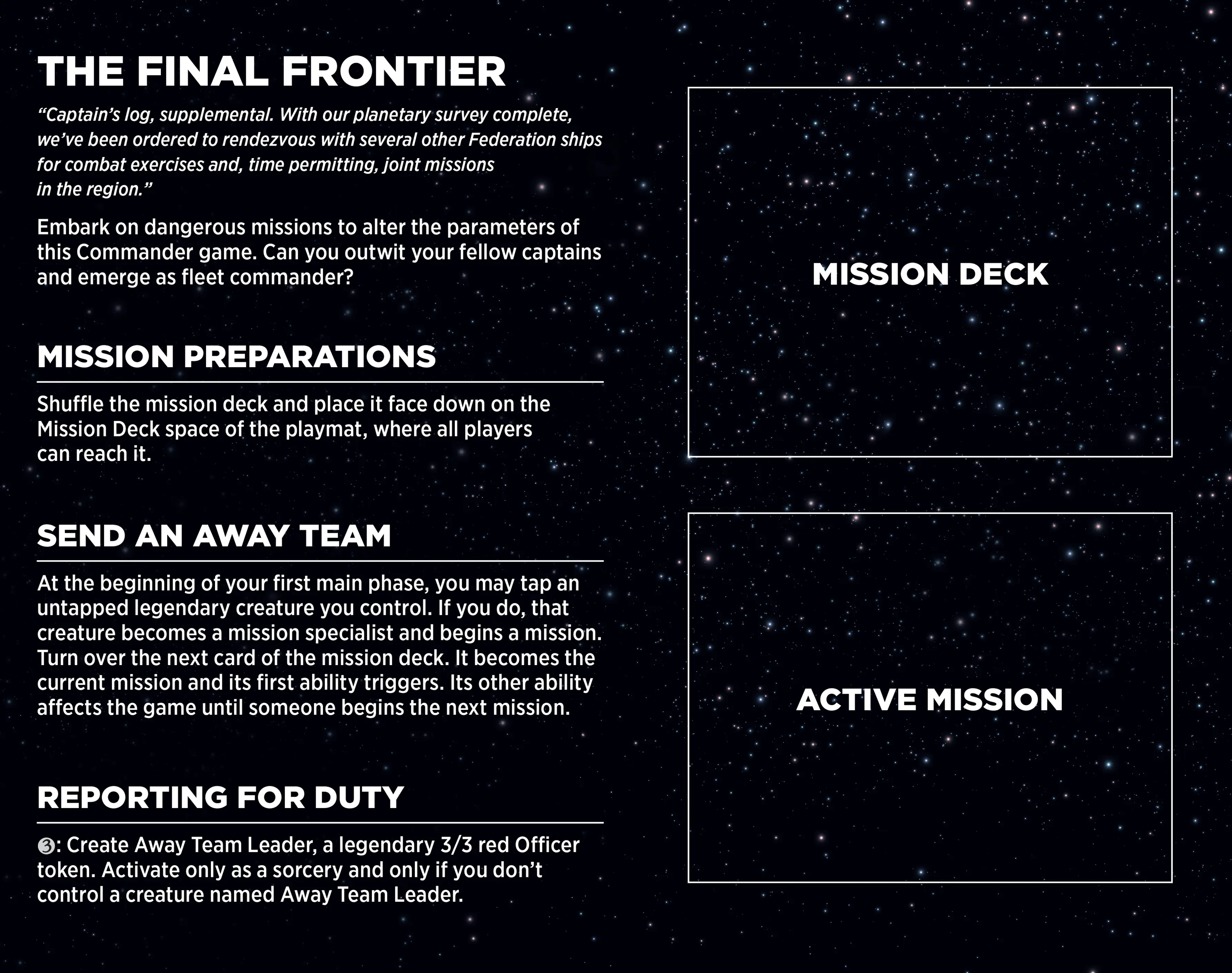 The Final Frontier