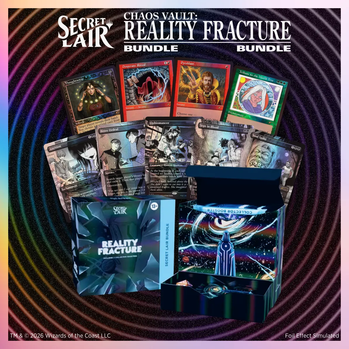 Reality Fracture Secret Lair Bundle Bundle Foil Edition