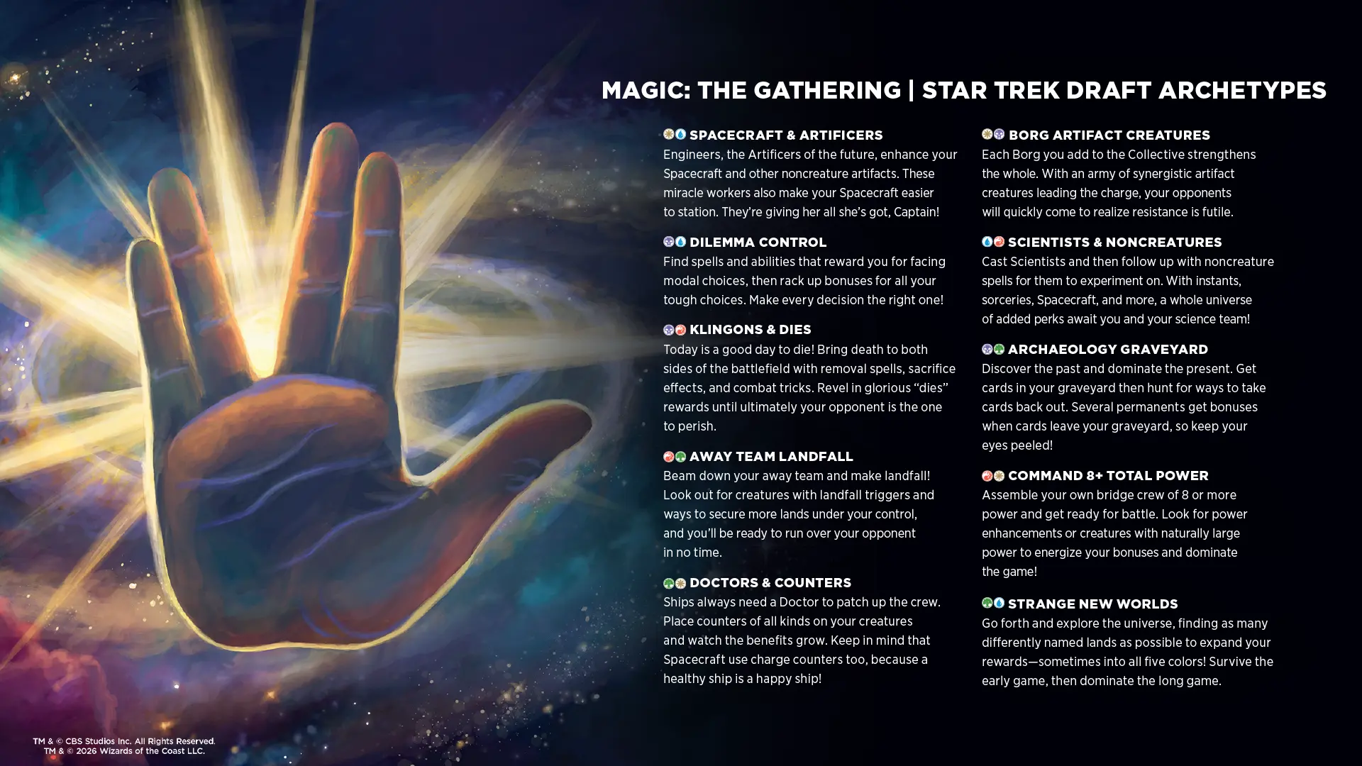 TRK Draft Archetypes Insert