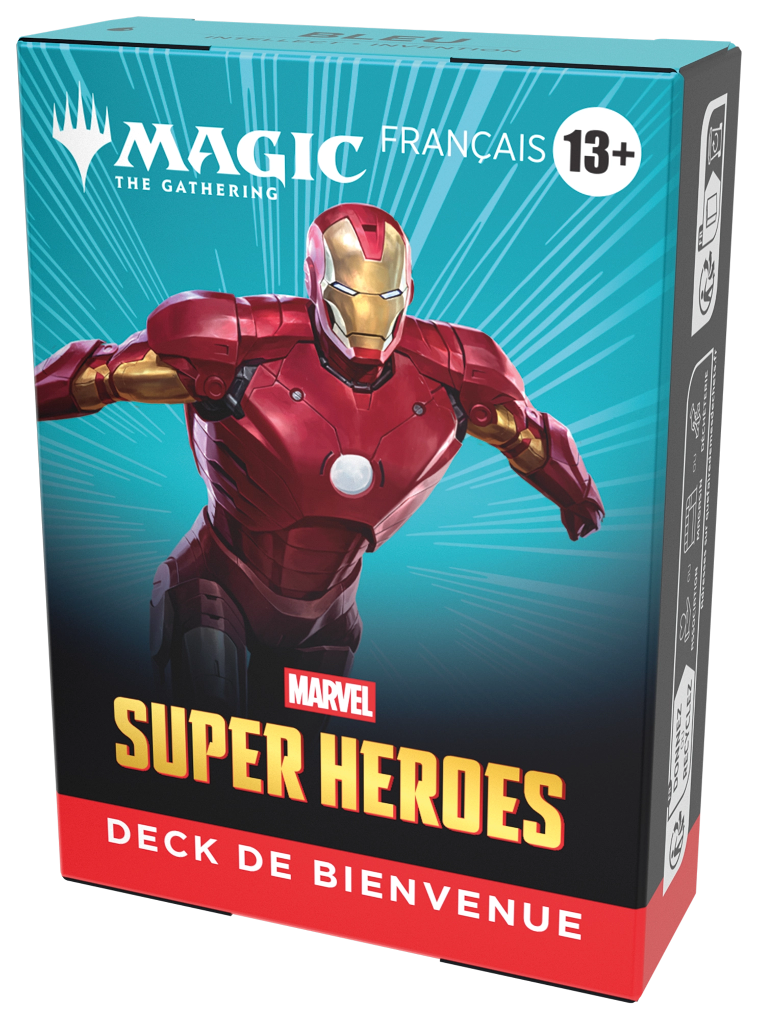 Emballage du deck de bienvenue bleu