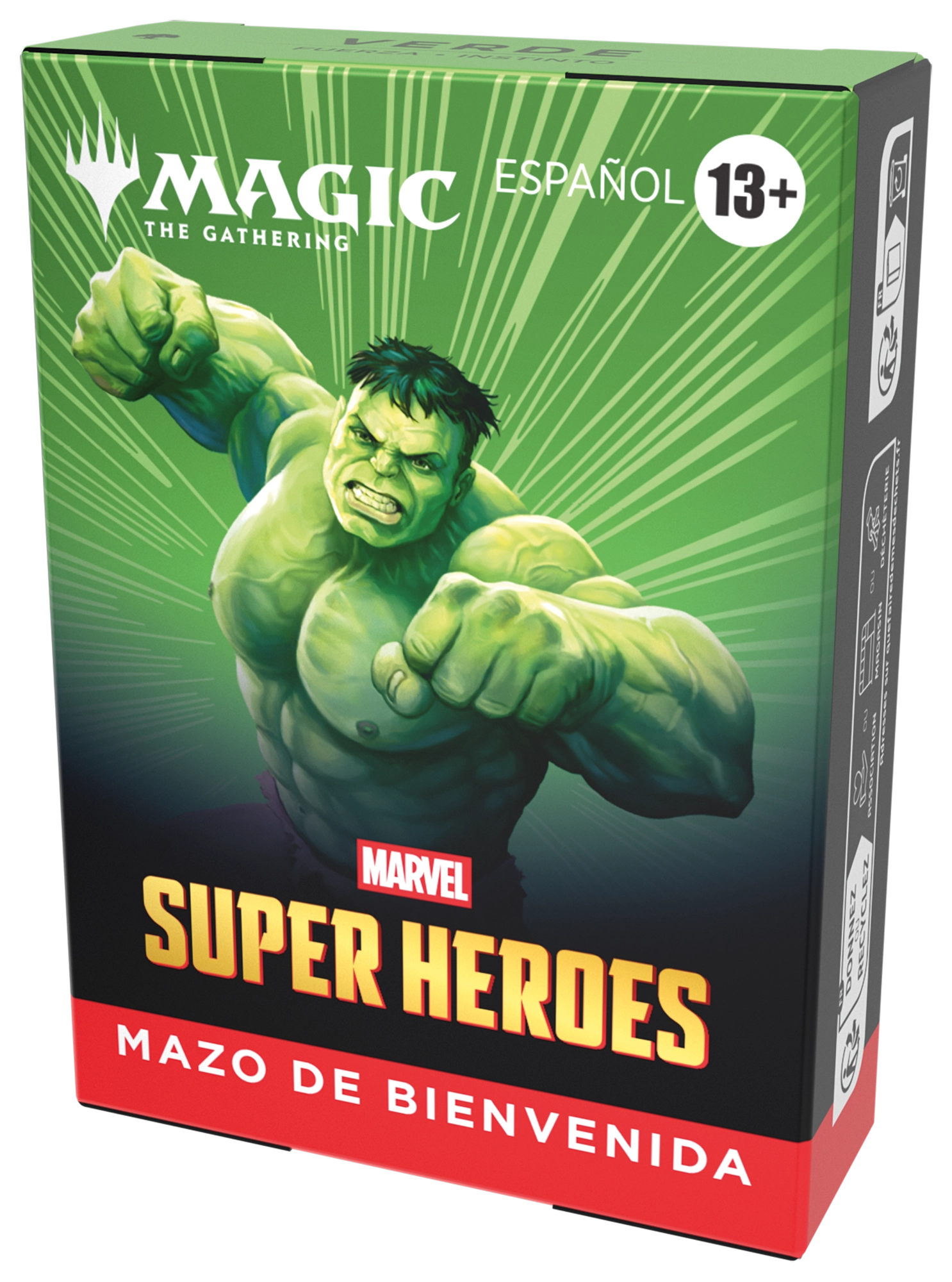 Caja del mazo de bienvenida verde