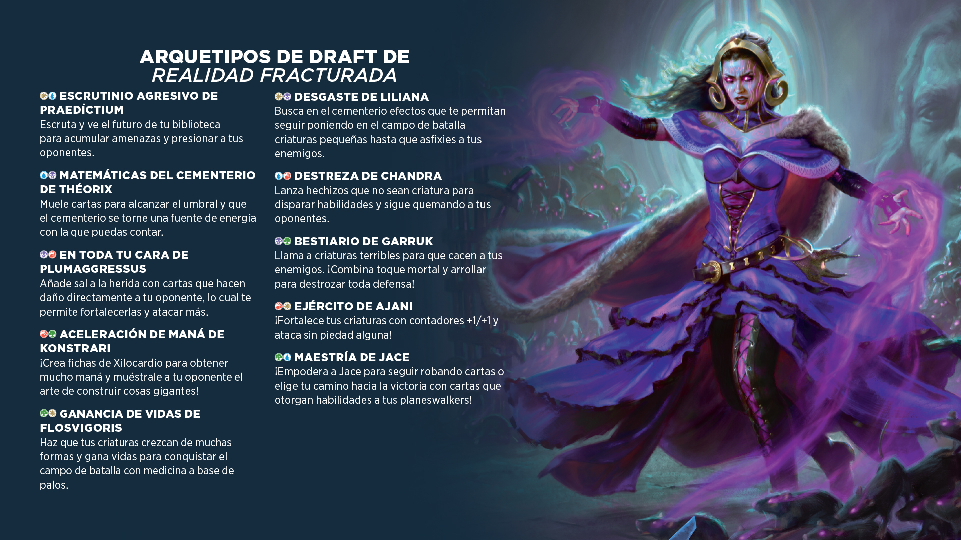 Arquetipos de draft de Realidad fracturada