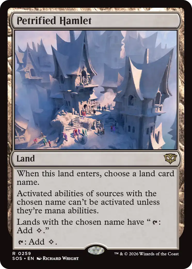 石化した村落4枚セット MTG専門店|東京MTG】MTGカード・アート通販サイト