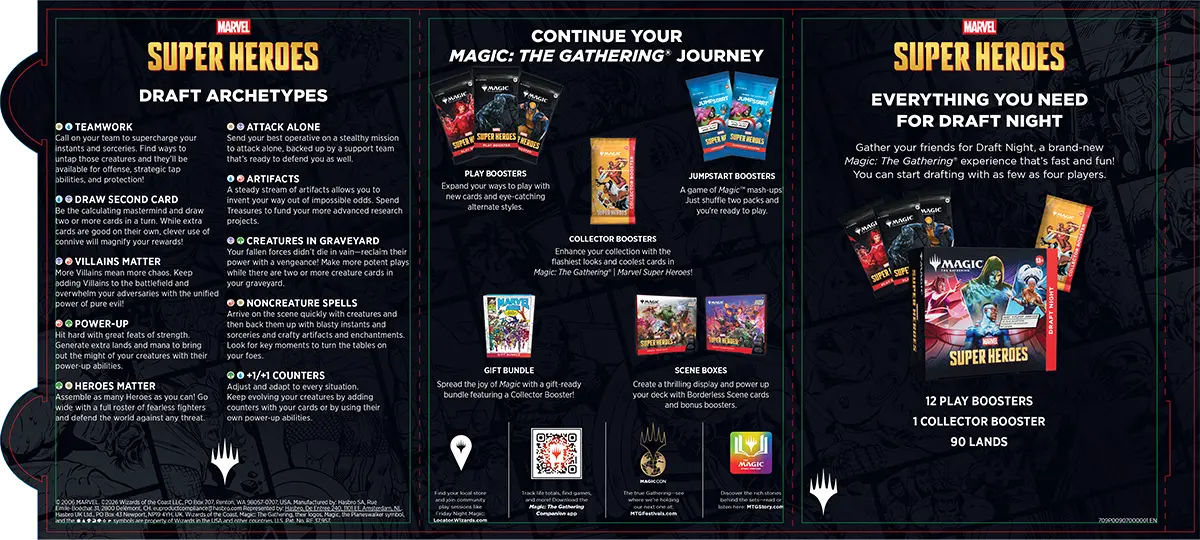 Magic: The Gathering® | Marvel Super Heroes Marketing Kit and