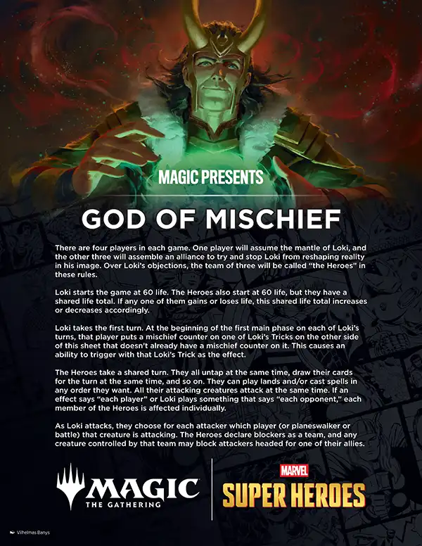 Magic: The Gathering® | Marvel Super Heroes Marketing Kit and