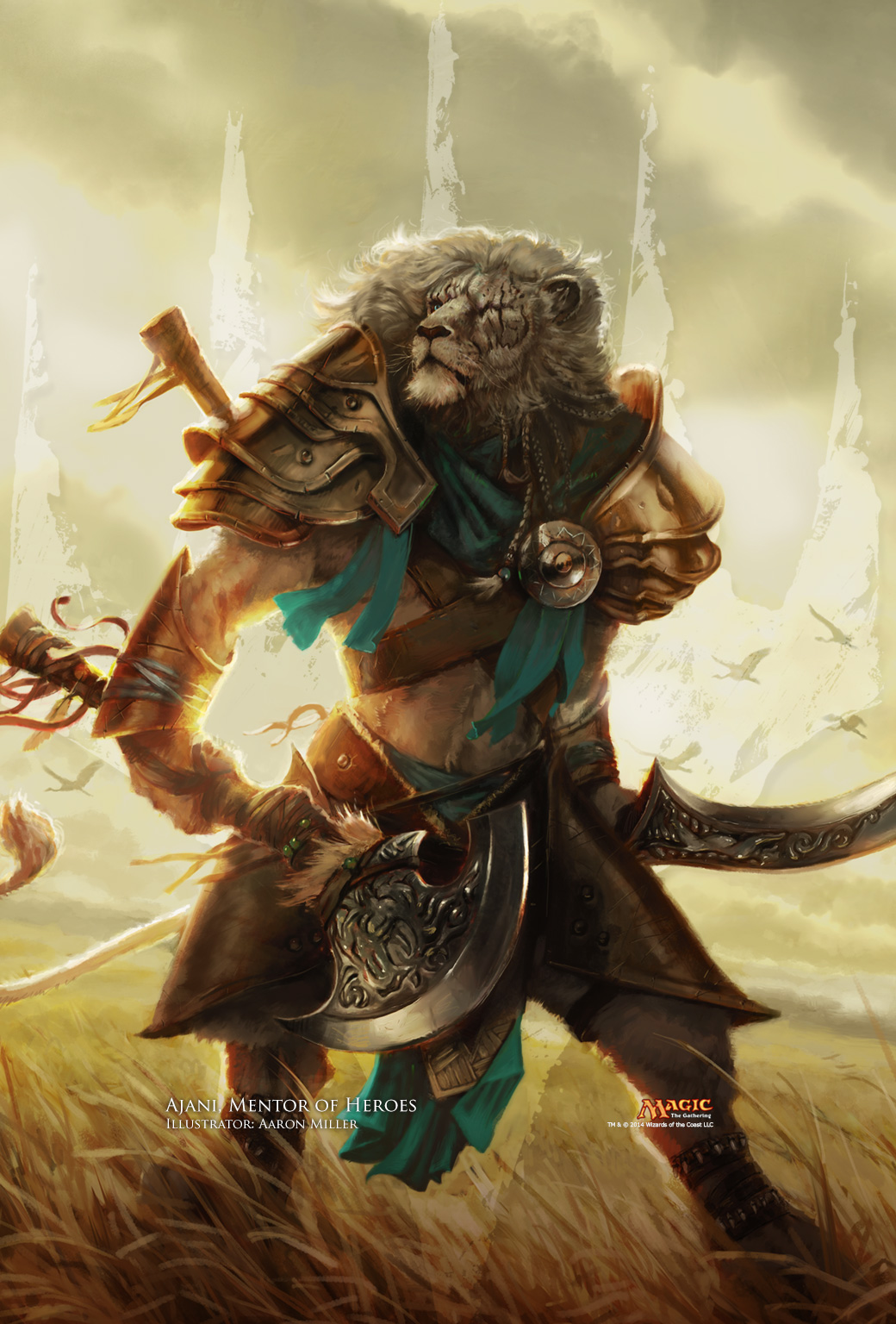 Wallpaper of the Week: Ajani, Mentor of Heroes | MAGIC: THE GATHERING