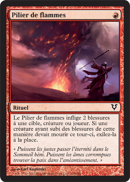Pilier de flammes