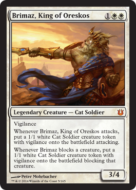 Brimaz, King of Oreskos - Born of the Gods Spoiler - MTG