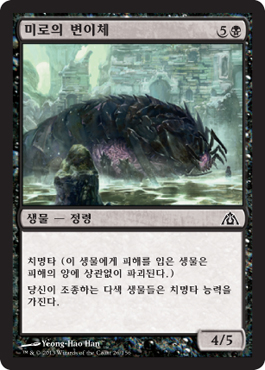 ë¯¸ë¡œì˜ ë³€ì´ì²´