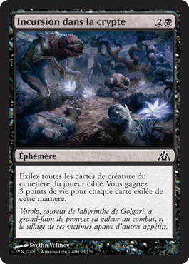 Incursion dans la crypte