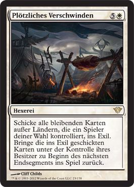 Sudden Disappearance