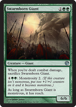 《群れ生まれの巨人/Swarmborn Giant》 [JOU]