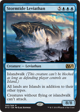 《嵐潮のリバイアサン/Stormtide Leviathan》 [M15]