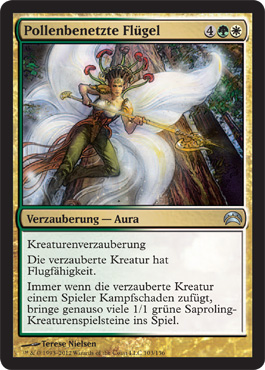 Pollenbenetzte FlÃ¼gel
