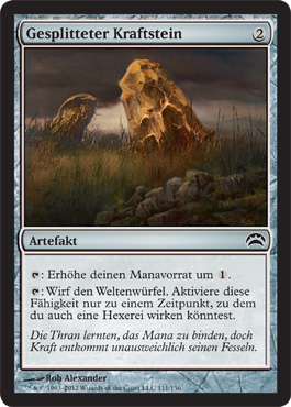 Gesplitteter Kraftstein