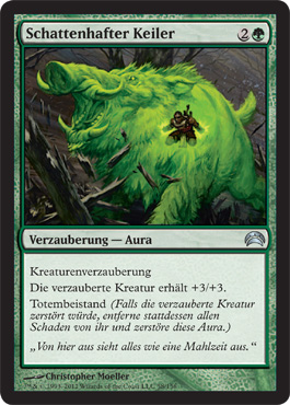 Schattenhafter Keiler