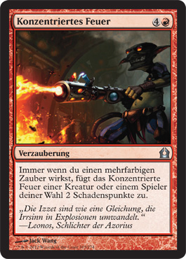 Konzentriertes Feuer