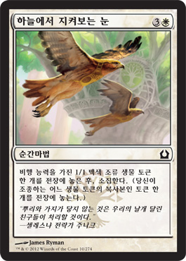 하늘ì—서 지켜보는 눈