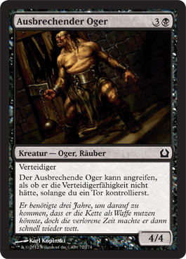 Ausbrechender Oger