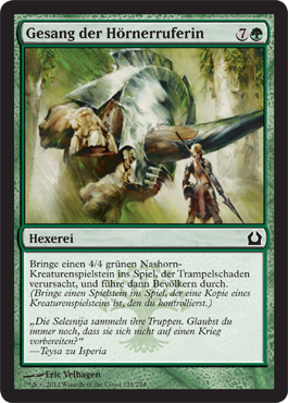 Gesang der HÃ¶rnerruferin