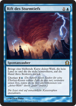 Rift des Sturmtiefs